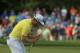 CHARLOTTE, NC - AUGUST 12: Chris Stroud of the United States reacts to his putt on the 18th green during the third round of the 2017 PGA Championship at Quail Hollow Club on August 12, 2017 in Charlotte, North Carolina. (Photo by Mike Ehrmann/Getty Imag