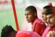 Monaco's French forward Kylian Mbappe (C) sits on the bench during the French Ligue 1 football match between Dijon FCO and AS Monaco, on August 13, 2017 at Gaston Gerard stadium in Dijon, northern France. / AFP PHOTO / PHILIPPE DESMAZES (Photo cred