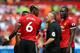 The Swansea fans wanted to see Pogba sent off.
