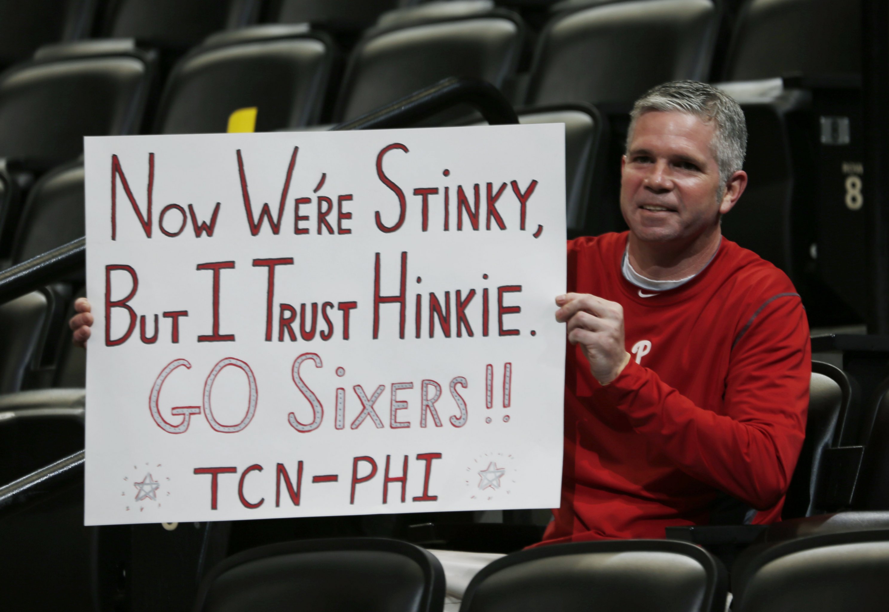 NBA Sweatshirt Trust The Process Philadelphia 76ers