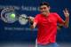WINSTON-SALEM, NC - AUGUST 23: Taylor Fritz returns a shot to Paolo Lorenzi of Italy during the fifth day of the Winston-Salem Open at Wake Forest University on August 23, 2017 in Winston-Salem, North Carolina. (Photo by Jared C. Tilton/Getty Images)