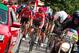 Sky's British cyclist Chris Froome (C) rides during the 7th stage of the 72nd edition of 'La Vuelta' Tour of Spain cycling race, a 207km route between Lliria to Cuenca on August 25, 2017. / AFP PHOTO / JAIME REINA (Photo credit should read JAIME RE