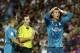 Ronaldo is said to have been angered by the red card he received in the Spanish Super Cup.