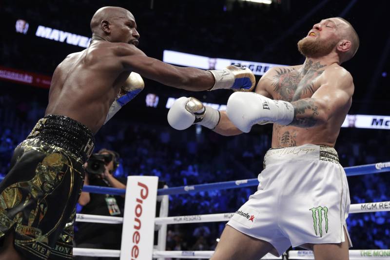 McGregor had little defense for Mayweather in the final four rounds.