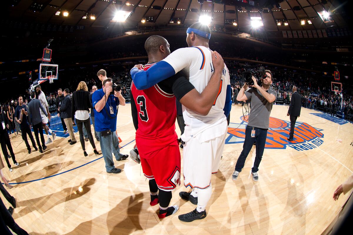 Dwyane Wade Jokes That Fans Dislike Carmelo Anthony Because of Fashion