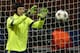 Chelsea's Czech goalkeeper Petr Cech warms up ahead of the UEFA Champions League round of 16 football match between Paris Saint-Germain (PSG) and Chelsea at the Parc des Princes stadium in Paris on February 17, 2015. AFP PHOTO / MIGUEL MEDINA (Pho