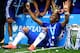 LONDON, ENGLAND - MAY 24: Didier Drogba of Chelsea celebrates with team mates and the trophy after the Barclays Premier League match between Chelsea and Sunderland at Stamford Bridge on May 24, 2015 in London, England. Chelsea were crowned Premier Leagu
