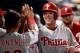 Hoskins quickly became popular with the Phillies' players and staff.
