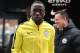 MIDDLESBROUGH, ENGLAND - MARCH 11: Bacary Sagna of Manchester City arrives at the stadium ahead of The Emirates FA Cup Quarter-Final match between Middlesbrough and Manchester City at Riverside Stadium on March 11, 2017 in Middlesbrough, England. (Photo