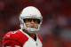 ATLANTA, GA - AUGUST 26: Carson Palmer #3 of the Arizona Cardinals runs off the field against the Atlanta Falcons at Mercedes-Benz Stadium on August 26, 2017 in Atlanta, Georgia. (Photo by Kevin C. Cox/Getty Images)