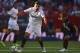 SEVILLE, SPAIN - SEPTEMBER 09: Manuel Agudo 'Nolito'of Sevilla FC (L) being followed by Akashi Inui of SD Eibar (R)during the La Liga match between Sevilla and Eibar at Estadio Ramon Sanchez Pizjuan on September 9, 2017 in Seville, Spain . (Photo by Ait