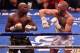 LAS VEGAS, NV - AUGUST 26: (L-R) Floyd Mayweather Jr. and Conor McGregor exchange punches in their super welterweight boxing match at T-Mobile Arena on August 26, 2017 in Las Vegas, Nevada. Mayweather won by 10th-round TKO. (Photo by Jeff Bottari/Zuffa L