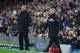 LIVERPOOL, ENGLAND - DECEMBER 04: Ronald Koeman manager of Everton and Jose Mourinho manager of Manchester United look on from the touchline during the Premier League match between Everton and Manchester United at Goodison Park on December 4, 2016 in Liv