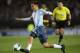Argentina's Paulo Dybala controls the ball during their 2018 World Cup qualifier football match against Venezuela in Buenos Aires, on September 5, 2017. / AFP PHOTO / Juan Mabromata (Photo credit should read JUAN MABROMATA/AFP/Getty Images)
