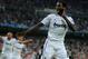 MADRID, SPAIN - APRIL 05: Emmanuel Adebayor of Real Madrid celebrates scoring his second goal during the UEFA Champions League quarter final first leg match between Real Madrid and Tottenham Hotspur at Estadio Santiago Bernabeu on April 5, 2011 in Madrid