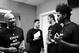 Colin backstage with Common (left) and Ameer “Left” Loggins (right) at the Know Your Rights Camp in Chicago, which Colin paid for out of his own pocket. “Colin represents an inconvenience,” Loggins says.