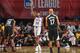 LAS VEGAS, NV - JULY 7: Brandon Ingram #14 of the Los Angeles Lakers reacts against the Los Angeles Clippers on July 7, 2017 at the Thomas & Mack Center in Las Vegas, Nevada. NOTE TO USER: User expressly acknowledges and agrees that, by downloading and/o