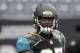 HOUSTON, TX - SEPTEMBER 10: Leonard Fournette #27 of the Jacksonville Jaguars warms up before the game against the Houston Texans at NRG Stadium on September 10, 2017 in Houston, Texas. (Photo by Tim Warner/Getty Images)