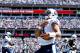 NASHVILLE, TN- SEPTEMBER 10: Quarterback Marcus Mariota #8 of the Tennessee Titans scores a touchdown against the Oakland Raiders in the first half at Nissan Stadium on September 10, 2017 In Nashville, Tennessee. (Photo by Wesley Hitt/Getty Images) )