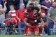 Liverpool's Egyptian midfielder Mohamed Salah (R) celebrates with Liverpool's Senegalese midfielder Sadio Mane after scoring their third goal during the English Premier League football match between Liverpool and Arsenal at Anfield in Liverpool, north wes