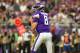 MINNEAPOLIS, MN - SEPTEMBER 11: Sam Bradford #8 of the Minnesota Vikings drops back to pass the ball in the first quarter of the game against the New Orleans Saints on September 11, 2017 at U.S. Bank Stadium in Minneapolis, Minnesota. (Photo by Adam Bettc