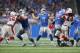 DETROIT, MI - SEPTEMBER 10: Matthew Stafford #9 of the Detroit Lions drops back to pass during the fourth quarter of the game against the Arizona Cardinals at Ford Field on September 10, 2017 in Detroit, Michigan. Detroit defeated Arizona 35-23. (Photo by