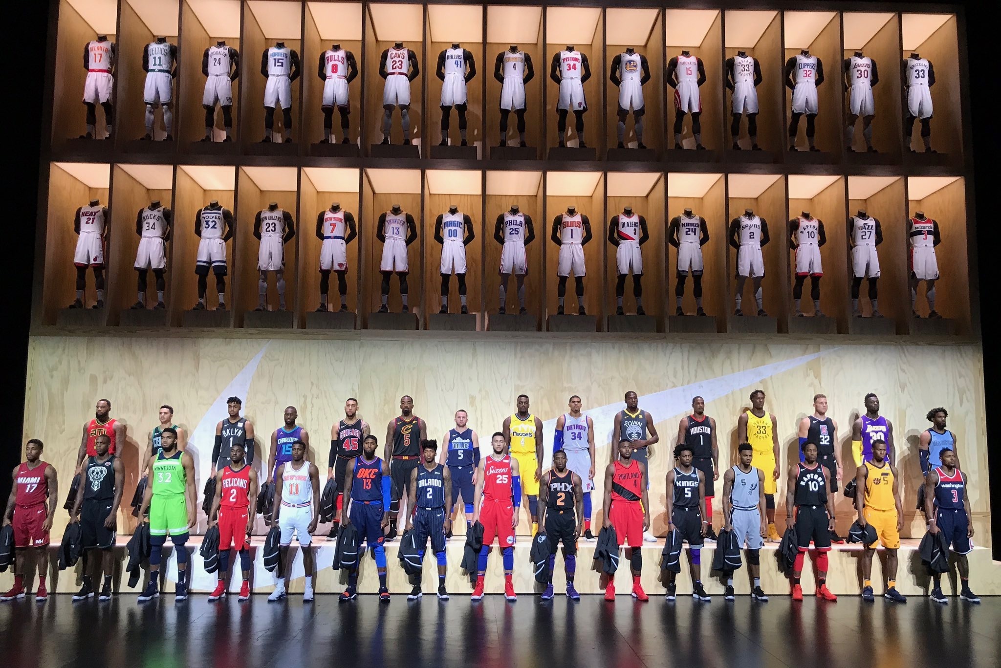 NBA, Nike unveil new uniforms for 2017-18 season