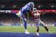 DETROIT, MI - SEPTEMBER 10: Kenny Golladay #19 of the Detroit Lions catches a fourth quarter touchdown next to Justin Bethel #28 of the Arizona Cardinals at Ford Field on September 10, 2017 in Detroit, Michigan. Detroit won the game 35-23. (Photo by Grego