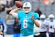 CARSON, CA - SEPTEMBER 17: Jay Cutler #6 of the Miami Dolphins throws a pass during the game against the Los Angeles Chargers at the StubHub Center on September 17, 2017 in Carson, California. (Photo by Sean M. Haffey/Getty Images)