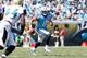 JACKSONVILLE, FL - SEPTEMBER 17: Quarterback Marcus Mariota #8 of the Tennessee Titans runs out the pocket during the game against the Jacksonville Jaguars at EverBank Field on September 17, 2017 in Jacksonville, Florida. The Titans defeated the Jaguars 3