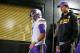 PITTSBURGH, PA - SEPTEMBER 17: Case Keenum #7 of the Minnesota Vikings heads to the field with Sam Bradford #8 before the start of the game against the Pittsburgh Steelers at Heinz Field on September 17, 2017 in Pittsburgh, Pennsylvania. (Photo by Justin