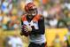 GREEN BAY, WI - SEPTEMBER 24: Andy Dalton #14 of the Cincinnati Bengals drops back to pass during the second quarter against the Green Bay Packers at Lambeau Field on September 24, 2017 in Green Bay, Wisconsin. (Photo by Stacy Revere/Getty Images)