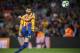 BARCELONA, SPAIN - SEPTEMBER 19: Gerard Pique of Barcelona in action during the warm up prior the La Liga match between Barcelona and Eibar at Camp Nou on September 19, 2017 in Barcelona, Spain. (Photo by fotopress/Getty Images)