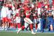 CARSON, CA - SEPTEMBER 24: Running back Kareem Hunt #27 of the Kansas City Chiefs carries the ball for a touchdown against the Los Angeles Chargers in the fourth quarter at StubHub Center on September 24, 2017 in Carson, California. The Chiefs defeated th
