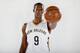 METAIRIE, LA - JULY 19: Rajon Rondo #9 of the New Orleans Pelicans poses for portraits on July 19, 2017 at the New Orleans Pelicans Practice Facility in Metairie, Louisiana. NOTE TO USER: User expressly acknowledges and agrees that, by downloading and or