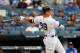 NEW YORK, NY - SEPTEMBER 30: Aaron Judge #99 of the New York Yankees follow through on a fourth inning home run against the Toronto Blue Jays at Yankee Stadium on September 30, 2017 in the Bronx borough of New York City. (Photo by Jim McIsaac/Getty Imag