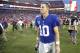 TAMPA, FL - OCTOBER 01: Eli Manning #10 of the New York Giants reacts as he leaves the field after a game against the Tampa Bay Buccaneers at Raymond James Stadium on October 1, 2017 in Tampa, Florida. The Bucs defeated the Giants 25-23. (Photo by Joe Rob