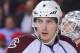 CALGARY, AB - MARCH 27: Matt Duchene #9 of the Colorado Avalanche in action against the Calgary Flames during an NHL game at Scotiabank Saddledome on March 27, 2017 in Calgary, Alberta, Canada. (Photo by Derek Leung/Getty Images)