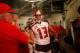 TAMPA, FL - OCTOBER 1: Wide receiver Mike Evans #13 of the Tampa Bay Buccaneers makes his way through the tunnel before taking to the field with teammates before the start of an NFL football game against the New York Giants on October 1, 2017 at Raymond