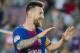 BARCELONA, SPAIN - SEPTEMBER 19: Lionel Andres Messi of FC Barcelona celebrates after scoring his goal during the La Liga 2017-18 match between FC Barcelona and SD Eibar at Camp Nou on 19 September 2017 in Barcelona, Spain. (Photo by Power Sport Images/Ge
