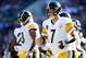BALTIMORE, MD - OCTOBER 01: Quarterback Ben Roethlisberger #7 of the Pittsburgh Steelers in action against the Baltimore Ravens in the fourth quarter at M&T Bank Stadium on October 1, 2017 in Baltimore, Maryland. (Photo by Patrick McDermott/Getty Images)