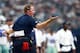 ARLINGTON, TX - OCTOBER 01: Head coach Jason Garrett of the Dallas Cowboys gestures from the sidelines during a game against the Los Angeles Rams at AT&T Stadium on October 1, 2017 in Arlington, Texas. (Photo by Tom Pennington/Getty Images)