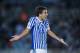 SAN SEBASTIAN, SPAIN - SEPTEMBER 24: Mikel Oyarzabal of Real Sociedad reacts during the La Liga match between Real Sociedad de Futbol and Valencia CF at Estadio Anoeta on September 24, 2017 in San Sebastian, Spain. (Photo by Juan Manuel Serrano Arce/Get