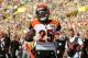 GREEN BAY, WI - SEPTEMBER 24: Giovani Bernard #25 of the Cincinnati Bengals celebrates after scoring a touchdown in the second quarter against the Green Bay Packers at Lambeau Field on September 24, 2017 in Green Bay, Wisconsin. (Photo by Dylan Buell/Ge