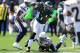CARSON, CA - OCTOBER 01: Alshon Jeffery #17 of the Philadelphia Eagles scores a touchdown during the game against the Los Angeles Chargers at StubHub Center on October 1, 2017 in Carson, California. (Photo by Sean M. Haffey/Getty Images)