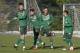 Bulgarian footballer Georgi Kostadinov (2nd-R) takes part in a training session with teammates including Spas Delev (R) in Sofia on October 3, 2017, ahead of the FIFA World Cup 2018 qualification football match between Bulgaria and France at the Vasil Lev