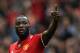 Manchester United's Belgian striker Romelu Lukaku celebrates scoring the team's fourth goal during the English Premier League football match between Manchester United and Crystal Palace at Old Trafford in Manchester, north west England, on September 30, 2