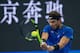 Nadal pulled away from Kyrgios after an even start to the match.