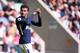 NEWCASTLE UPON TYNE, ENGLAND - AUGUST 13: Dele Alli of Tottenham Hotspur celebrates after scoring a goal to make it 0-1 during the Premier League match between Newcastle United and Tottenham Hotspur at St. James Park on August 13, 2017 in Newcastle upon T