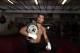 BRIGHTON, ENGLAND - SEPTEMBER 28: Chris Eubank Jnr. poses for a photo during a media workout at on September 28, 2017 in Hove, England. (Photo by Bryn Lennon/Getty Images)
